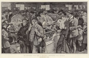 De Smithfield Club Show in de Royal Agricultural Hall, Islington