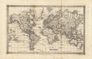 Kaart van de Wereld door William Smellie
