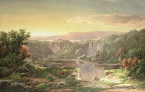 Bergmeer bij Piedmont, Maryland door William Sonntag