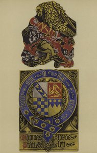 Sir Thomas Stanley, lord Stanley, graaf van Derby, 1483-1504 (chromolitho) door William St John Hope