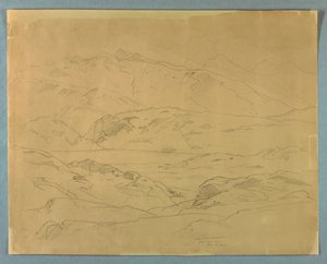 Studie van landschap door William Stanley Haseltine