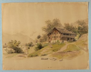 Studie van landschap door William Stanley Haseltine