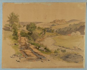 Studie van Landschap door William Stanley Haseltine