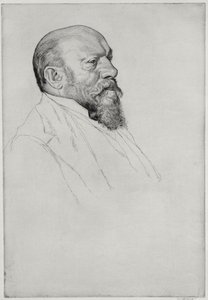 Portret van Hans Richter (1843-1916), Hongaarse dirigent