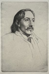 Robert Louis Balfour Stevenson door William Strang