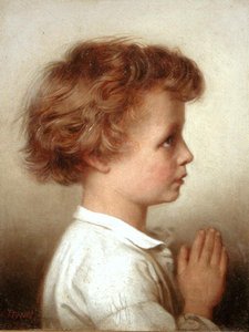 In Gebed door William Strutt