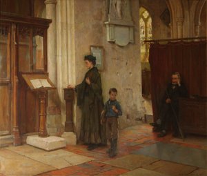 De Penning van de Weduwe, 1890 door William Teulon Blandford Fletcher