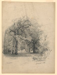 Landschap, Darmstadt, Duitsland door William Trost Richards