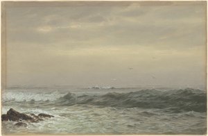 Rotsen en brekende golven