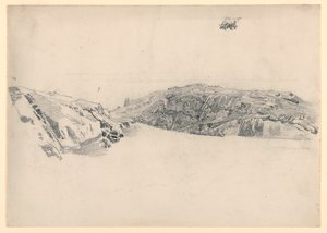 Studie van de kust, Rhode Island door William Trost Richards