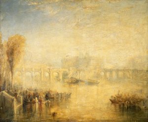 Uitzicht op de Pont Neuf in Parijs door Joseph Mallord William Turner