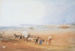 Strandscène aan de zuidkust door Joseph Mallord William Turner