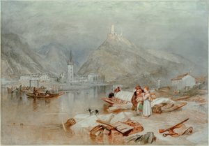 Bernkastel aan de Moezel door Joseph Mallord William Turner