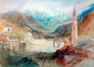 Bozen en de Dolomieten door Joseph Mallord William Turner