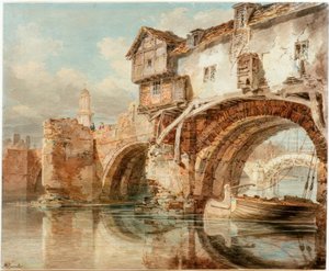 De Old Welsh Bridge in Shrewsbury