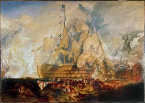 De Slag bij Trafalgar door Joseph Mallord William Turner