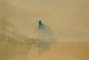 Kasteel aan de oever van een meer door Joseph Mallord William Turner