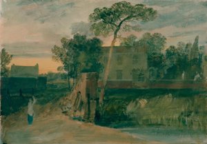 Syon Ferry House, Isleworth, Zonsondergang