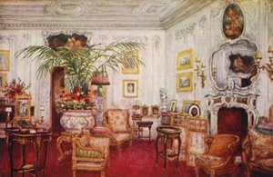 Warwick Castle: Boudoir van Lady Warwick door William W. Quatremain