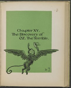 Illustratie uit "De wonderbaarlijke tovenaar van Oz" door Lyman Frank Baum