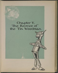 Illustratie uit "De wonderbaarlijke tovenaar van Oz" door Lyman Frank Baum