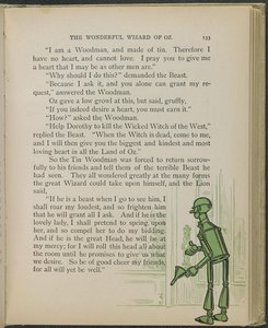 Illustratie uit "De wonderbaarlijke tovenaar van Oz" door Lyman Frank Baum