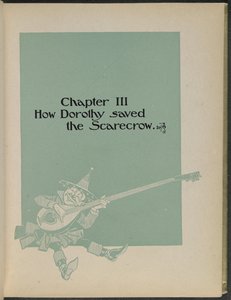 Illustratie uit "De wonderbaarlijke tovenaar van Oz" door Lyman Frank Baum
