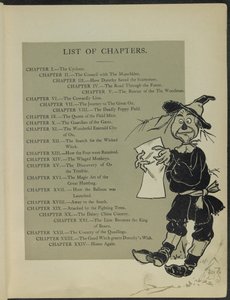 Illustratie uit "De wonderbaarlijke tovenaar van Oz" door Lyman Frank Baum door William Wallace Denslow