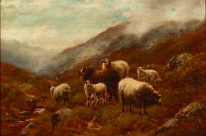 Hooglandschapen op een Heuvel door William Watson