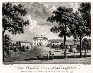Montreal, de zetel van Lord Amherst, 1777