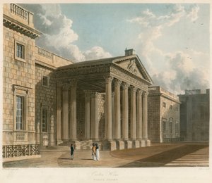 Carlton House, Londen, noordzijde door William Westall