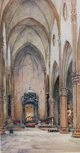 Bologna. Interieur van S. Petronio door William Wiehe Collins