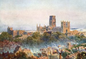 Canterbury vanaf de Spoorweg door William Wiehe Collins