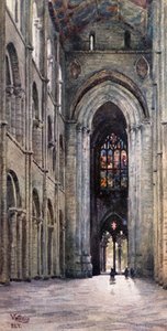 Ely, Interieur van het Schip door William Wiehe Collins