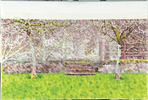 Boomgaard in de winter, 2014 door William Wilkins