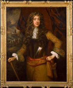 Onbekende Man genaamd Willem III door William Wissing or Wissmig