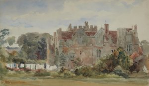 Hever Kasteel door William Wood Deane