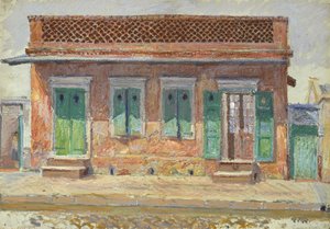 Huis aan Dumaine Street, New Orleans, ca. 1904