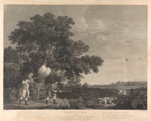 Jacht, Plaat III door William Woollett