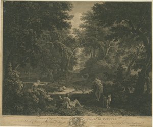 Shugborough - Boslandschap: Gravure, nd [?midden-late 17e eeuw]