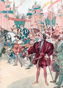 Het veld van het Gouden Laken door William after Rainey