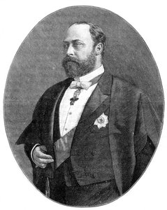 De Prins van Wales in zijn gewaden als Bencher van de Middle Temple, 1900