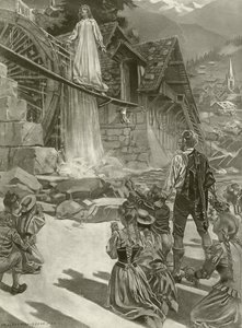La Sonnambula, Act III scène ii door William de Leftwich Dodge