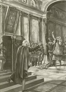 De Boheemse meid, Act II scène iv door William de Leftwich Dodge