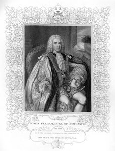 Portret van Thomas Pelham-Holles, 1e hertog van Newcastle