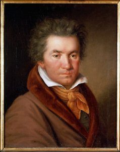 Portret van Ludwig van Beethoven - door Mahler, Vereniging van Vrienden van de Muziek van Wenen. door Willibrord Joseph Mahler or Maehler