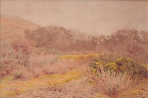 Een koude grijze februaridag door Wilmot R.W.S. Pilsbury