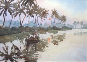 813 Mankotta zonsopgang
