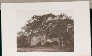 Het oude Fairbanks House in Dedham, Massachusetts, gebouwd in het jaar 1636 door Wilson Flagg