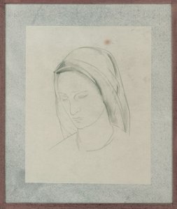 Studie voor St. Martin altaarstuk, ca. 1928 door Winifred Knights